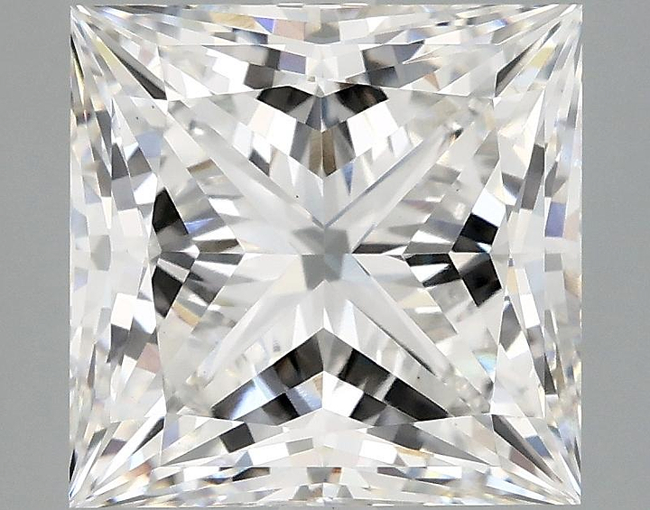 5.06 Carat Princess Shaped Ideal Cut VS1 IGI Certified Lab Grown Diamond