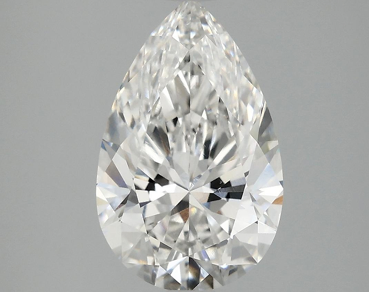 3.04 Carat Pear Shaped Ideal Cut VVS2 IGI Certified Lab Grown Diamond