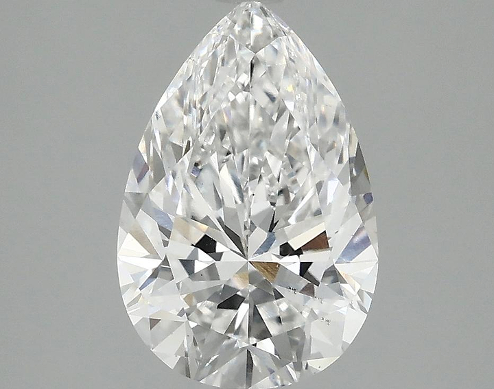 2.08 Carat Pear Shaped Excellent Cut VS2 IGI Certified Lab Grown Diamond
