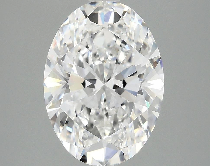 3.08 Carat Oval Shaped Ideal Cut VVS2 IGI Certified Lab Grown Diamond