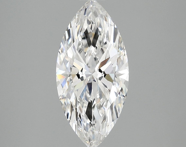 2.03 Carat Marquise Shaped Excellent Cut VVS1 IGI Certified Lab Grown Diamond