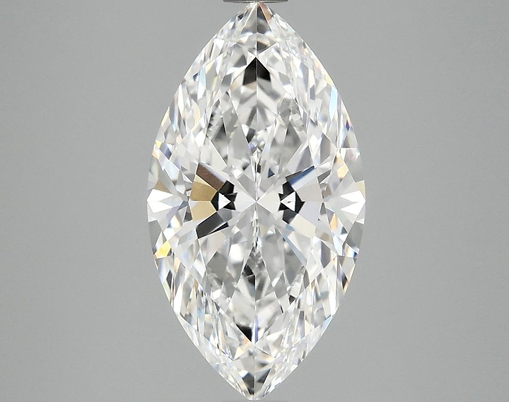 3.02 Carat Marquise Shaped Excellent Cut VVS2 IGI Certified Lab Grown Diamond