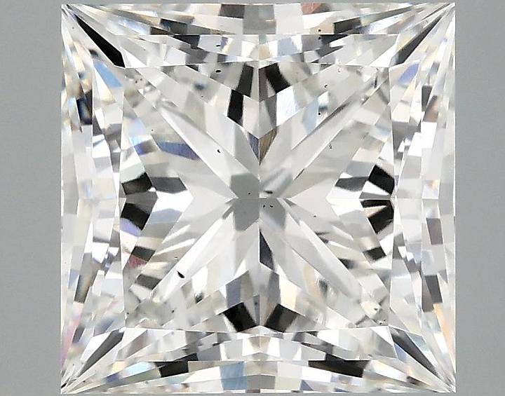 5.01 Carat Princess Shaped Ideal Cut VS2 IGI Certified Lab Grown Diamond