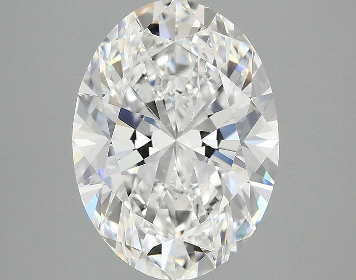 3.09 Carat Oval Shaped Excellent Cut VVS2 IGI Certified Lab Grown Diamond