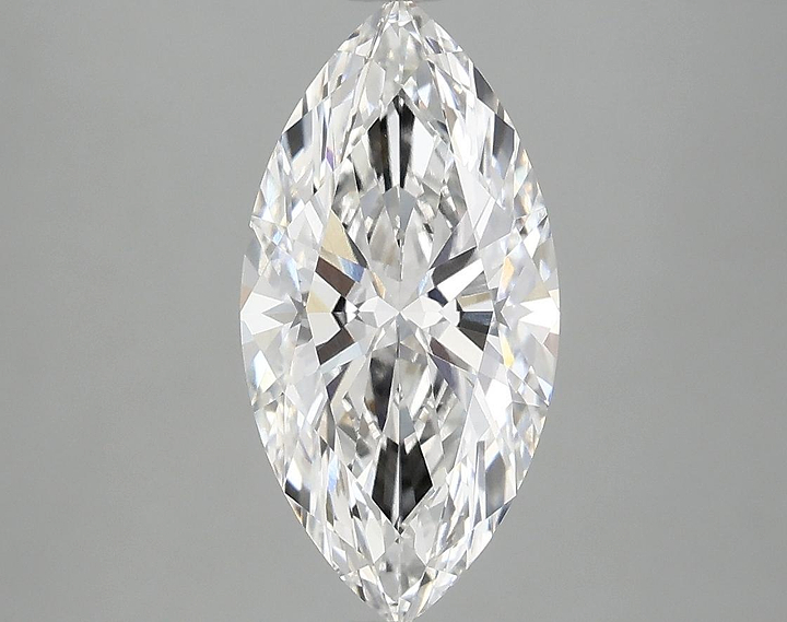 2.1 Carat Marquise Shaped Ideal Cut VVS2 IGI Certified Lab Grown Diamond