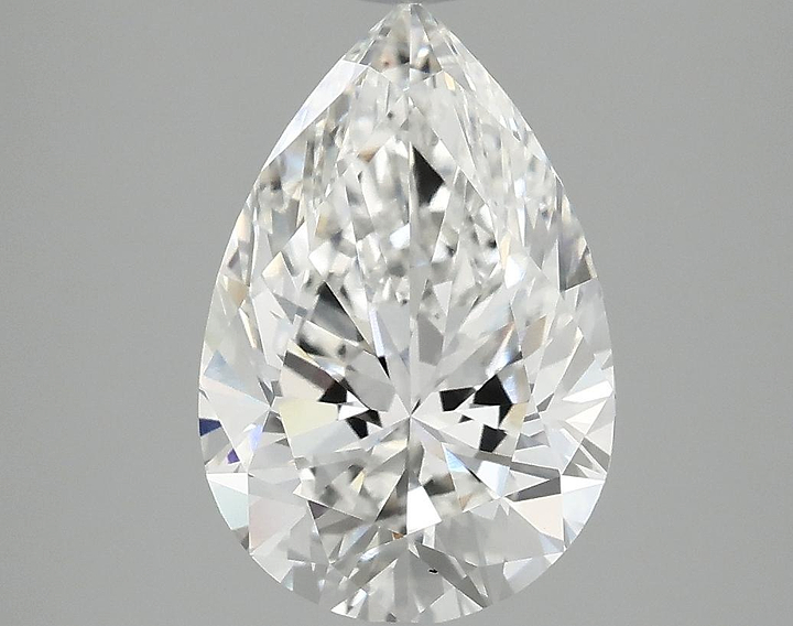 3.06 Carat Pear Shaped Excellent Cut VS1 IGI Certified Lab Grown Diamond