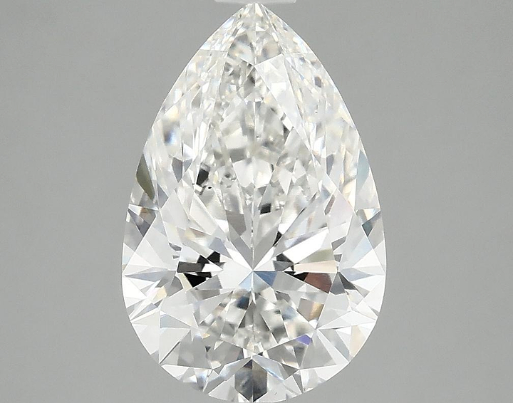 2.57 Carat Pear Shaped Excellent Cut VS1 IGI Certified Lab Grown Diamond
