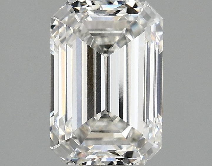2.05 Carat Emerald Shaped Ideal Cut VVS2 IGI Certified Lab Grown Diamond