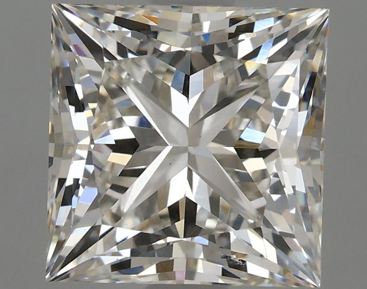 2.16 Carat Princess Shaped Ideal Cut VS1 IGI Certified Lab Grown Diamond