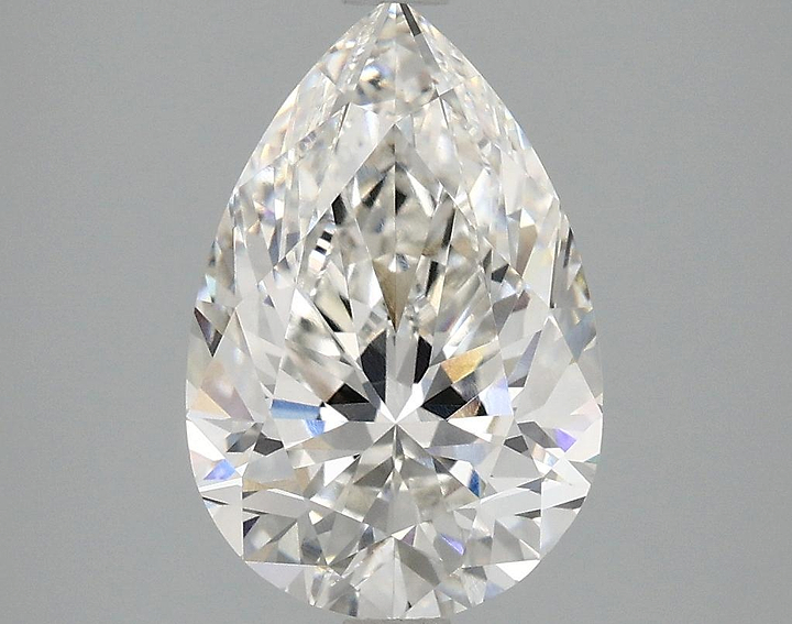 3.02 Carat Pear Shaped Excellent Cut VVS2 IGI Certified Lab Grown Diamond