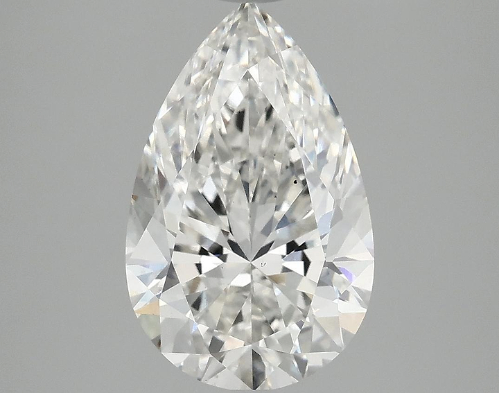 3.09 Carat Pear Shaped Ideal Cut VS2 IGI Certified Lab Grown Diamond