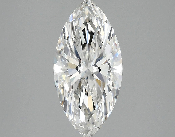 2.06 Carat Marquise Shaped Excellent Cut VS1 IGI Certified Lab Grown Diamond