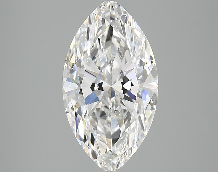 3.1 Carat Marquise Shaped Excellent Cut VVS2 IGI Certified Lab Grown Diamond
