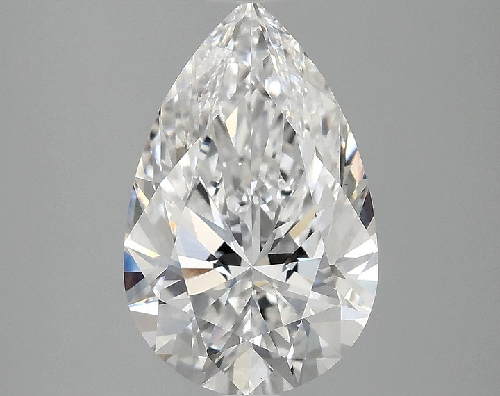 3.08 Carat Pear Shaped Ideal Cut VS1 IGI Certified Lab Grown Diamond