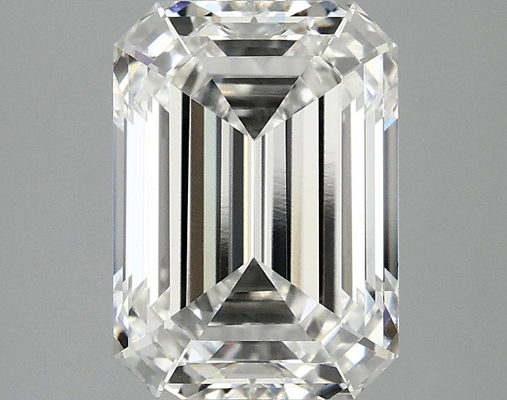 2.92 Carat Emerald Shaped Ideal Cut VVS2 IGI Certified Lab Grown Diamond