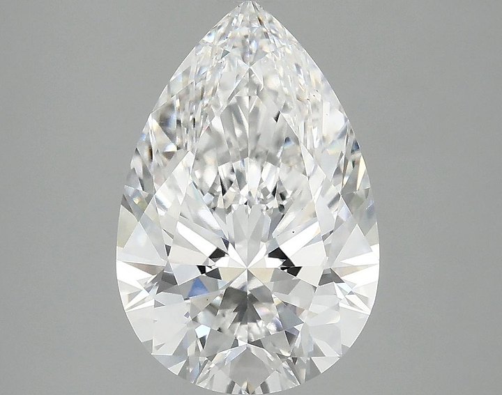 3.09 Carat Pear Shaped Excellent Cut VS1 IGI Certified Lab Grown Diamond