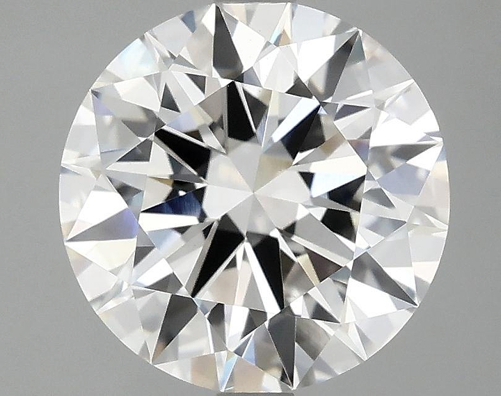 3.01 Carat Round Shaped Ideal Cut VVS2 IGI Certified Lab Grown Diamond