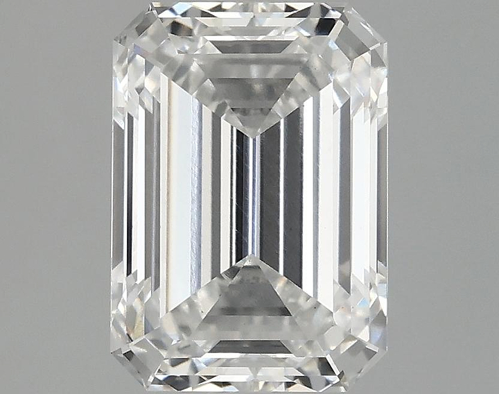 3.06 Carat Emerald Shaped Ideal Cut VS1 IGI Certified Lab Grown Diamond