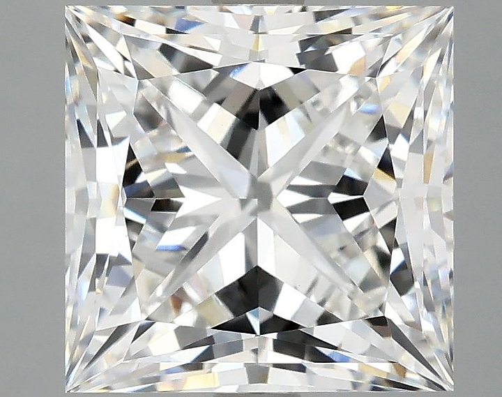 4.63 Carat Princess Shaped Ideal Cut VS1 IGI Certified Lab Grown Diamond