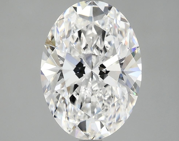 3.08 Carat Oval Shaped Ideal Cut VVS2 IGI Certified Lab Grown Diamond