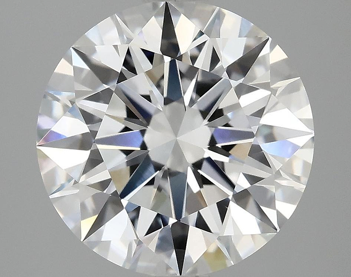 3.09 Carat Round Shaped Ideal Cut VVS2 IGI Certified Lab Grown Diamond