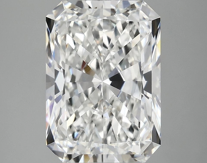 4.09 Carat Radiant Shaped Ideal Cut VVS2 IGI Certified Lab Grown Diamond