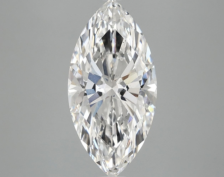 3.07 Carat Marquise Shaped Ideal Cut VS2 IGI Certified Lab Grown Diamond