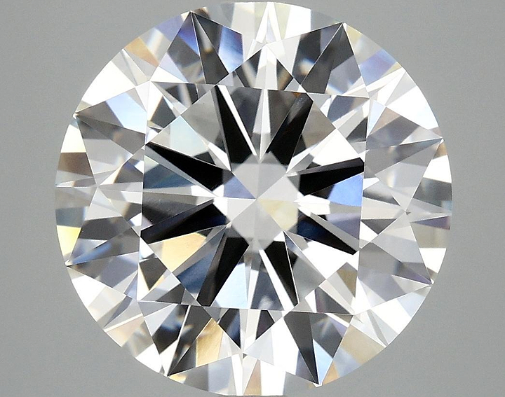6.16 Carat Round Shaped Ideal Cut VVS2 IGI Certified Lab Grown Diamond