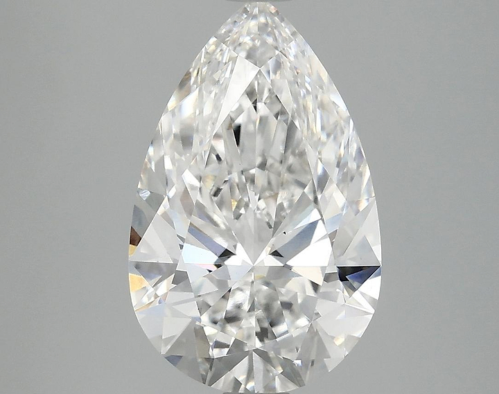 3.09 Carat Pear Shaped Ideal Cut VS1 IGI Certified Lab Grown Diamond
