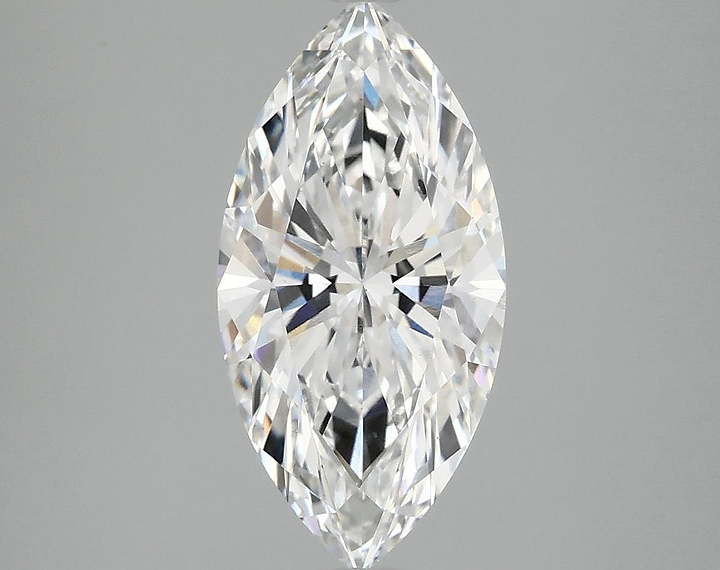 2.1 Carat Marquise Shaped Ideal Cut VS1 IGI Certified Lab Grown Diamond