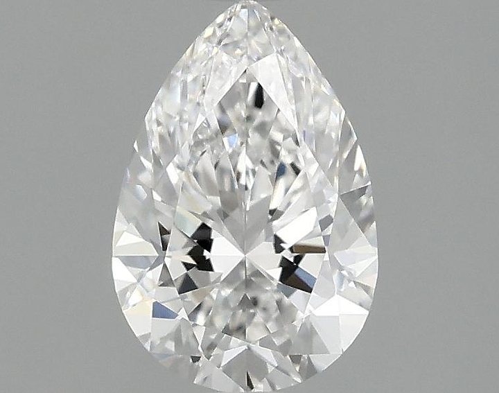 0.97 Carat Pear Shaped Excellent Cut VVS2 IGI Certified Lab Grown Diamond