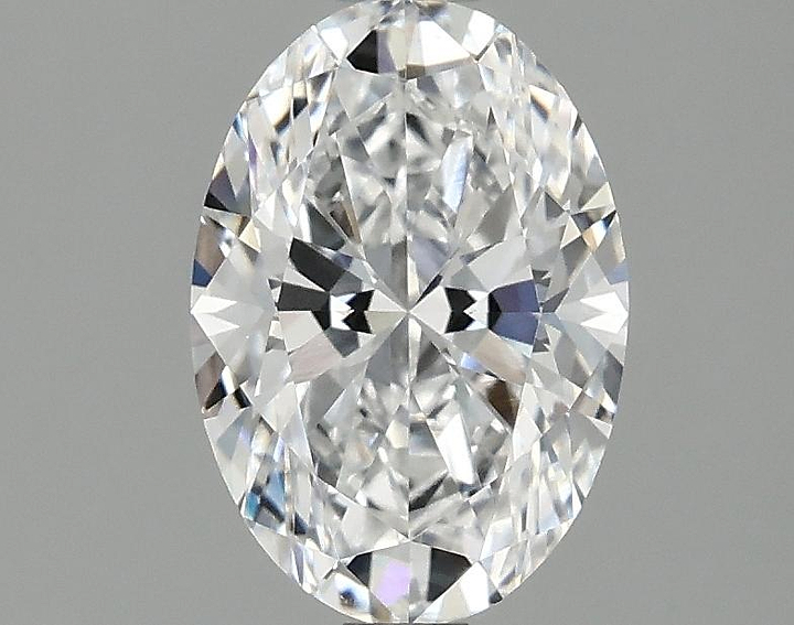 1.5 Carat Oval Shaped Ideal Cut VVS2 IGI Certified Lab Grown Diamond