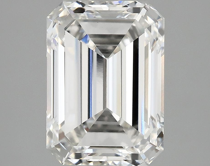 2.99 Carat Emerald Shaped Ideal Cut VVS2 IGI Certified Lab Grown Diamond