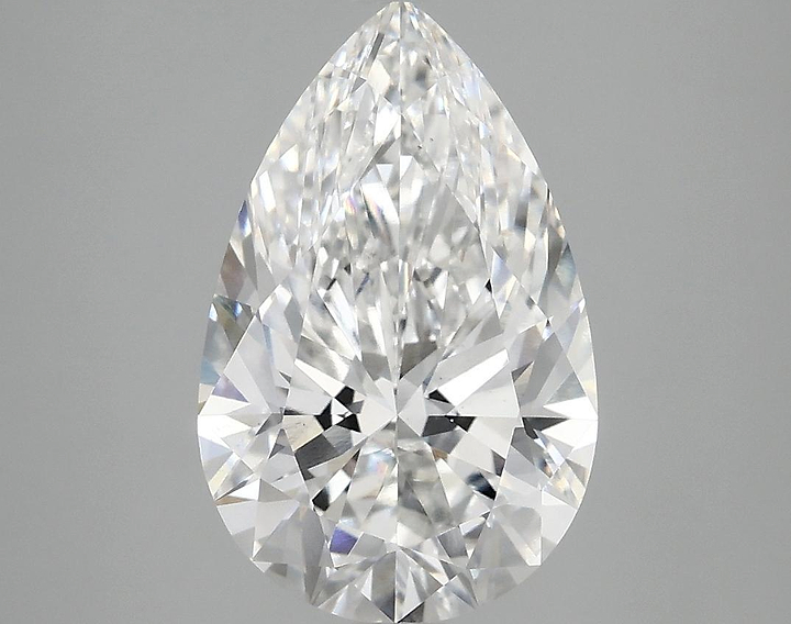 3.09 Carat Pear Shaped Ideal Cut VS1 IGI Certified Lab Grown Diamond