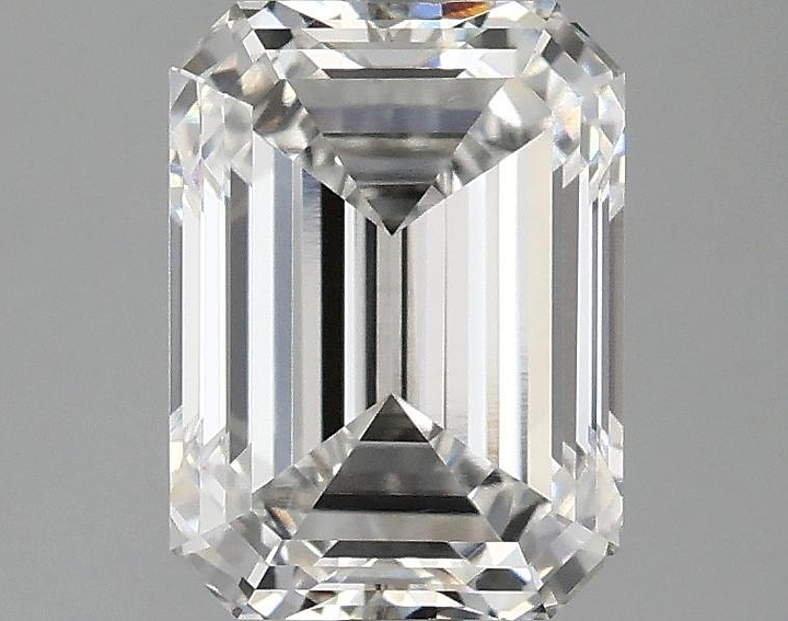 2.1 Carat Emerald Shaped Excellent Cut VVS2 IGI Certified Lab Grown Diamond