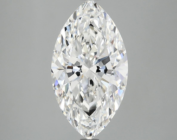 3.02 Carat Marquise Shaped Excellent Cut VVS2 IGI Certified Lab Grown Diamond