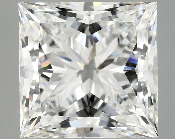 7.12 Carat Princess Shaped Ideal Cut VVS2 IGI Certified Lab Grown Diamond