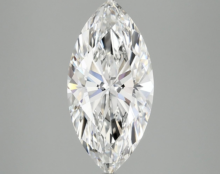 3.01 Carat Marquise Shaped Ideal Cut VVS2 IGI Certified Lab Grown Diamond