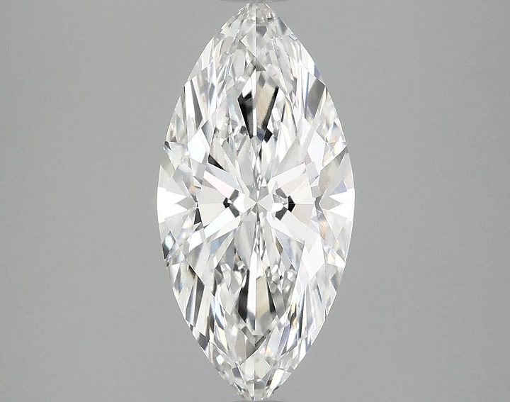 2.02 Carat Marquise Shaped Excellent Cut VVS2 IGI Certified Lab Grown Diamond