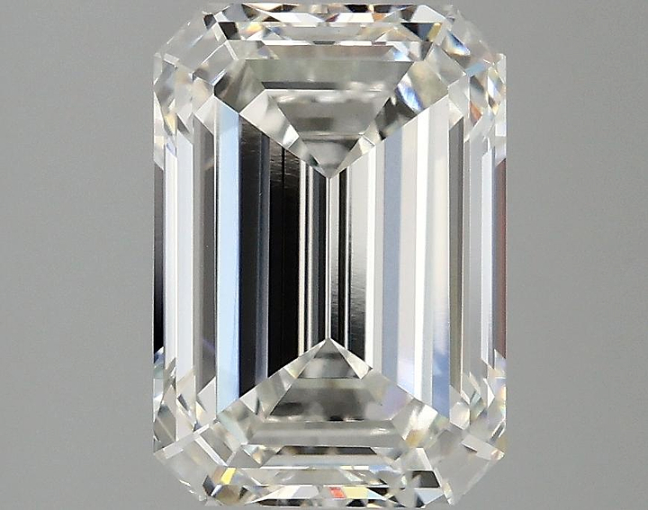 3.05 Carat Emerald Shaped Ideal Cut VVS2 IGI Certified Lab Grown Diamond