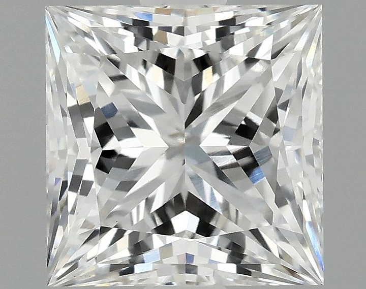 1.9 Carat Princess Shaped Ideal Cut VS1 IGI Certified Lab Grown Diamond
