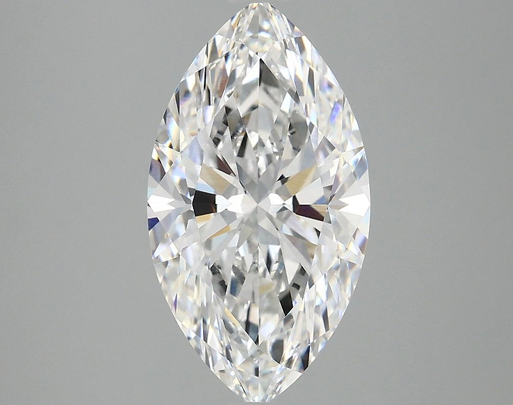 3.08 Carat Marquise Shaped Excellent Cut VVS2 IGI Certified Lab Grown Diamond