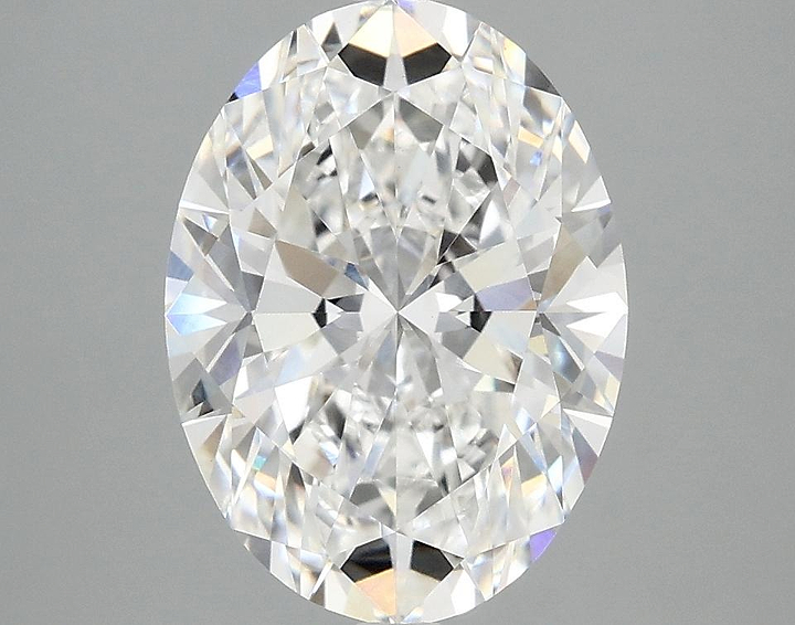 3.07 Carat Oval Shaped Excellent Cut VVS2 IGI Certified Lab Grown Diamond