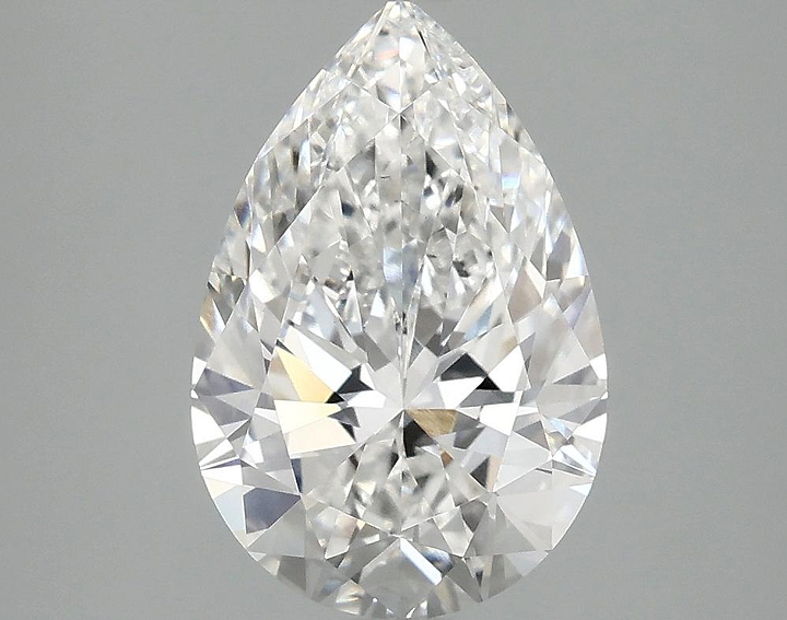 2.5 Carat Pear Shaped Excellent Cut VS1 IGI Certified Lab Grown Diamond