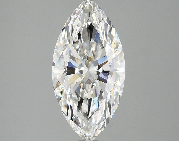2.1 Carat Marquise Shaped Ideal Cut VS1 IGI Certified Lab Grown Diamond