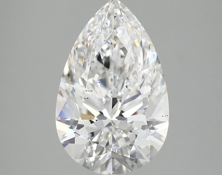3.09 Carat Pear Shaped Ideal Cut VS2 IGI Certified Lab Grown Diamond