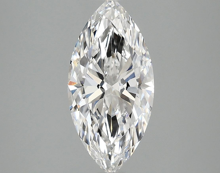 2.02 Carat Marquise Shaped Excellent Cut VVS2 IGI Certified Lab Grown Diamond
