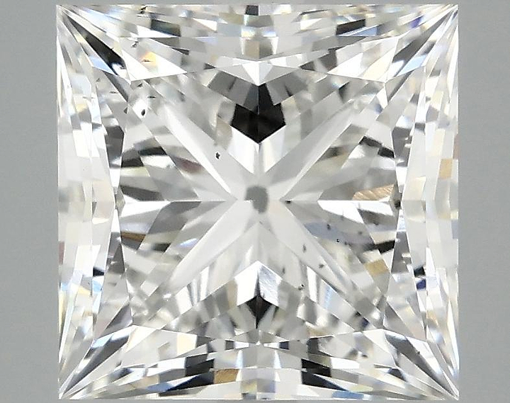 5.03 Carat Princess Shaped Ideal Cut SI1 IGI Certified Lab Grown Diamond
