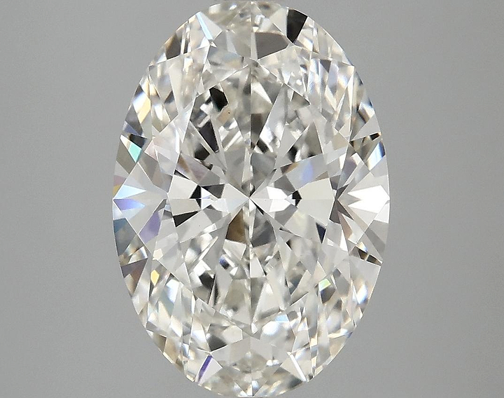 3.87 Carat Oval Shaped Ideal Cut VVS2 IGI Certified Lab Grown Diamond