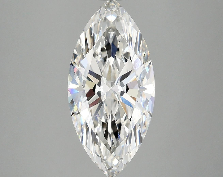 3.07 Carat Marquise Shaped Excellent Cut VS1 IGI Certified Lab Grown Diamond